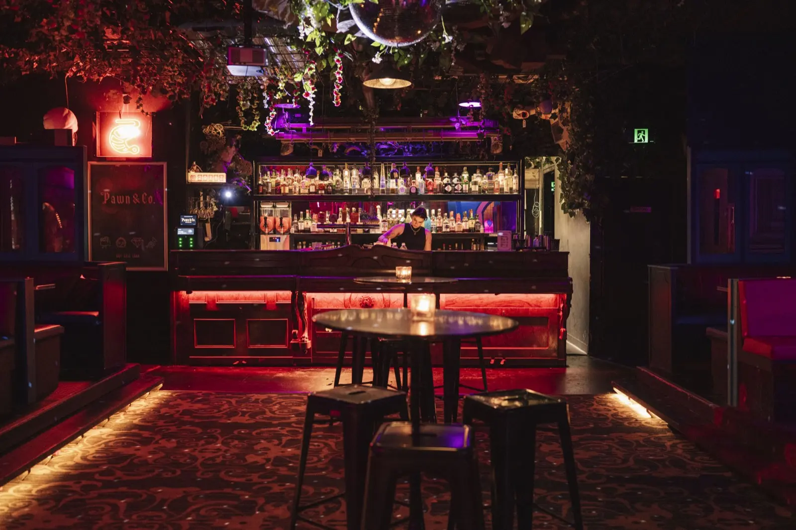 Pawn and Co's theatrical cocktail bar