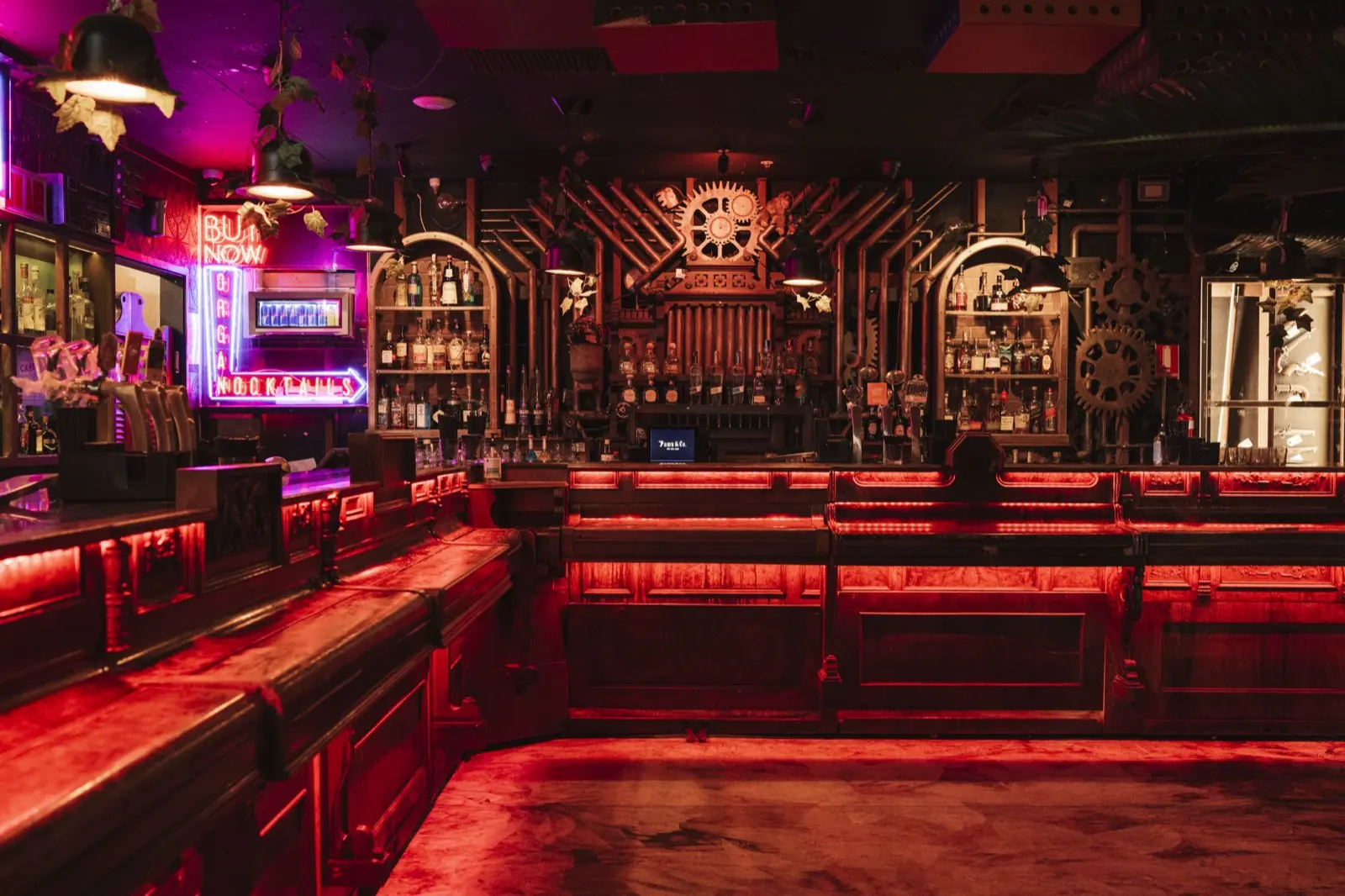 The working pawnshop bar inside Pawn and Co Melbourne